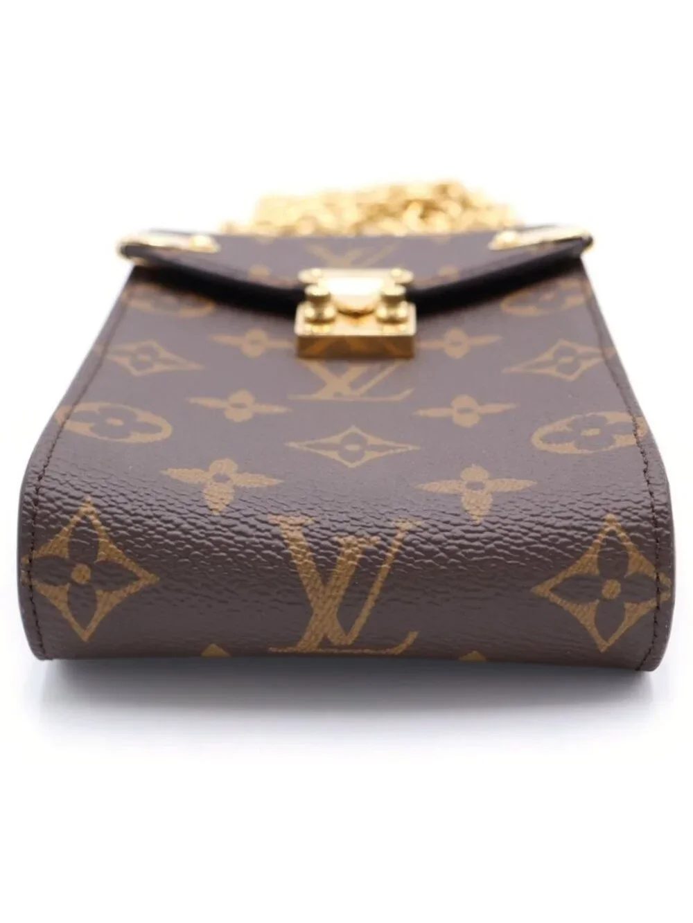 Louis Vuitton Phone Pouch Metis Monogram Canvas Shoulder Bag Brown
